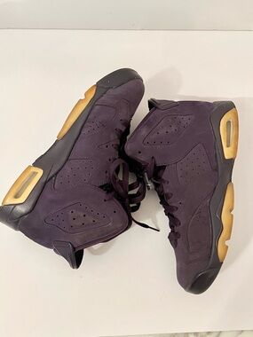 Air Jordan 6 Retro GG Purple Dynasty Sneakers Youth Size 5